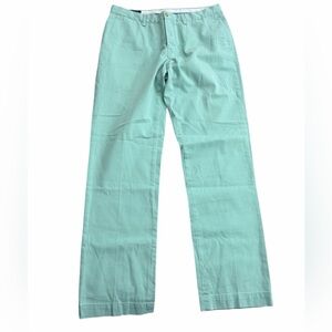 Polo Ralph Lauren Bedford Chino Pants Mint Green Classic Fit Men’s 34x34